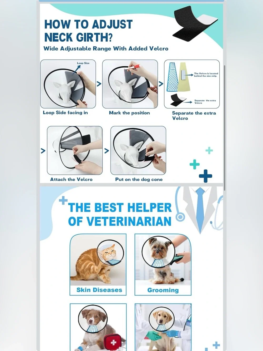 Pet Recovery Cone for Dogs